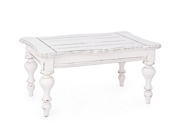 Τραπέζι Σαλονιού Colette Λευκό (60x90x45εκ.)