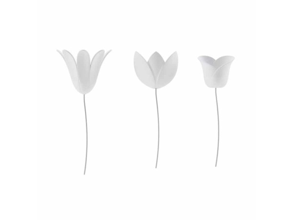 Διακοσμητικά λουλούδια  λευκά 