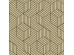 Αυτοκόλλητη Ταπετσαρία Stripped Hexagon Gold/Black Peel KAL.RMK10707 Αυτοκόλλητη Ταπετσαρία Stripped Hexagon Gold/Black Peel KAL.RMK10707
