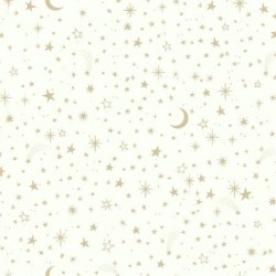Αυτοκόλλητη Ταπετσαρία Twinkle Little Star Gold Peel KAL.RMK10850