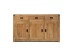 Μπουφές ξύλινος 150 ξύλινος με 3 πόρτες και 3 συρτάρια φυσικό 