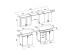 Κουζίνα ELIZABETH 240 , color: front - white matt, body – white, worktop – sonoma oak DIOMMI V-UA-ELIZABETH_240-BIAŁY