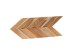 Πάνελ Επένδυσης Τοίχου 3D Rebel of Styles Teak Chevron απο Φυσικό Ξύλο  386x180x20mm σετ 5 Τεμάχια
