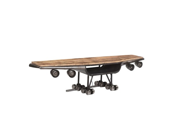 ΕΠΙΠΛΟ TV WINGS GUNMETAL ΦΥΣΙΚΟ 188x44x44